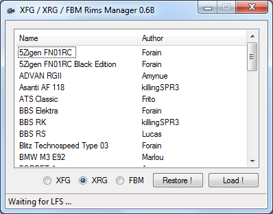 xfg xrg fbm rims manager 0.6b